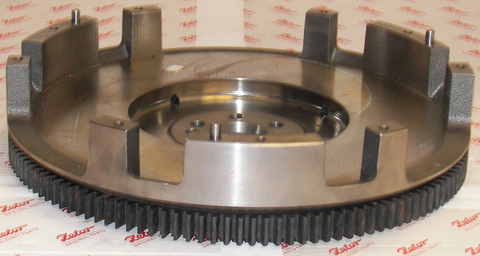 FLYWHEEL WITH RING GEAR, FOR 14" CLUTCH DISC