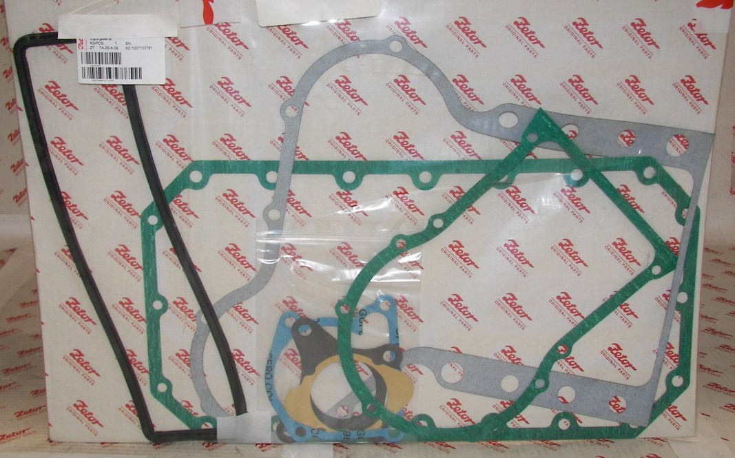 CRANKCASE GASKET SET, INCLUDES ALL FLAT GASKETS FOR CRANKCASE