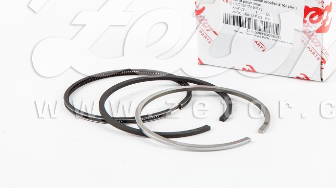 PISTON RING SET (3-RING SET) FOR ONE PISTON