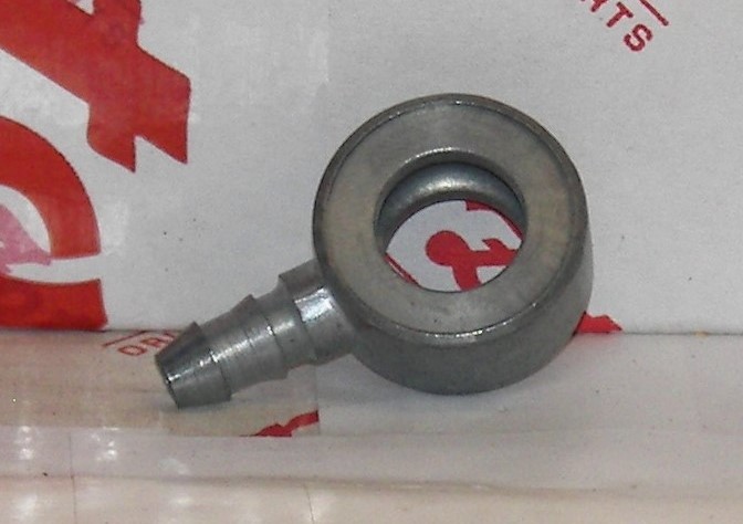 CONNECTION WITH BANJO END (1/2" I.D. HOLE) FOR FUEL LINES