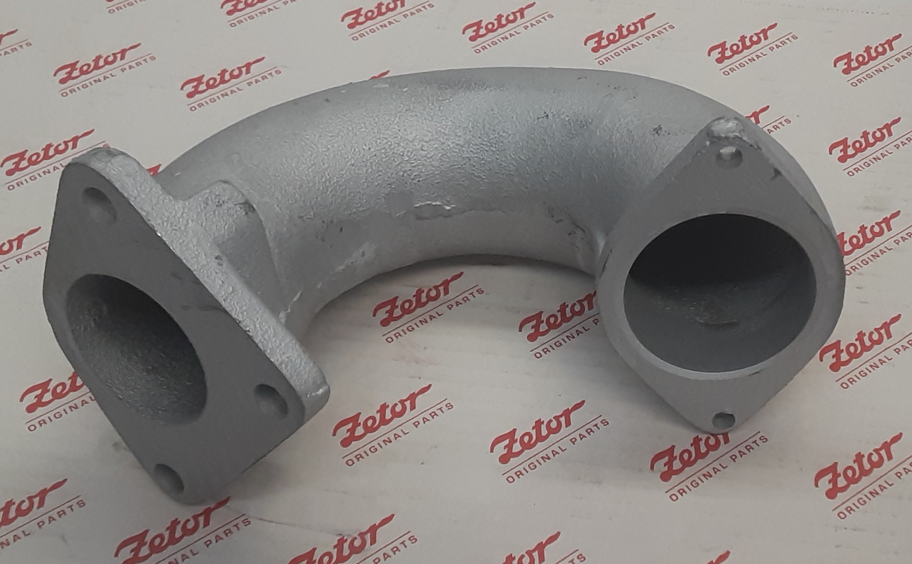 EXHAUST ELBOW, FOR MUFFLER WITH TWO EYE BOLTS