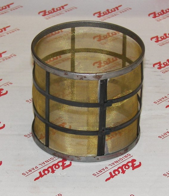 SCREEN FILTER FOR HYDRAULIC PUMP, FOR FILTER HOUSING WITH COVER WITH WIRE CLIP