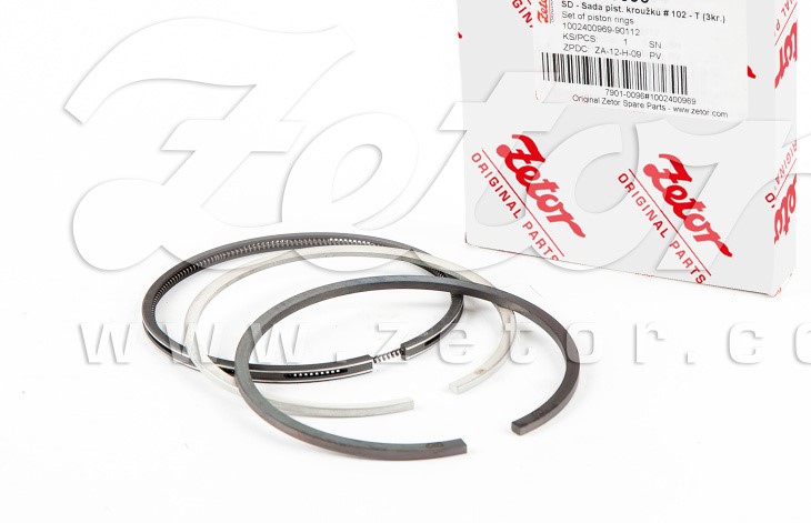 PISTON RING SET FOR ONE PISTON